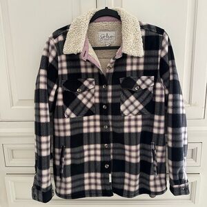 Soho Threads Cream Sherpa Jacket s/p